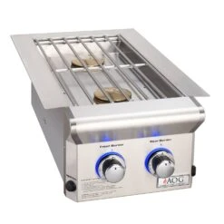 American Outdoor Grill Built-In Double Side Burner -Weber Store 3282l a 03 20 1