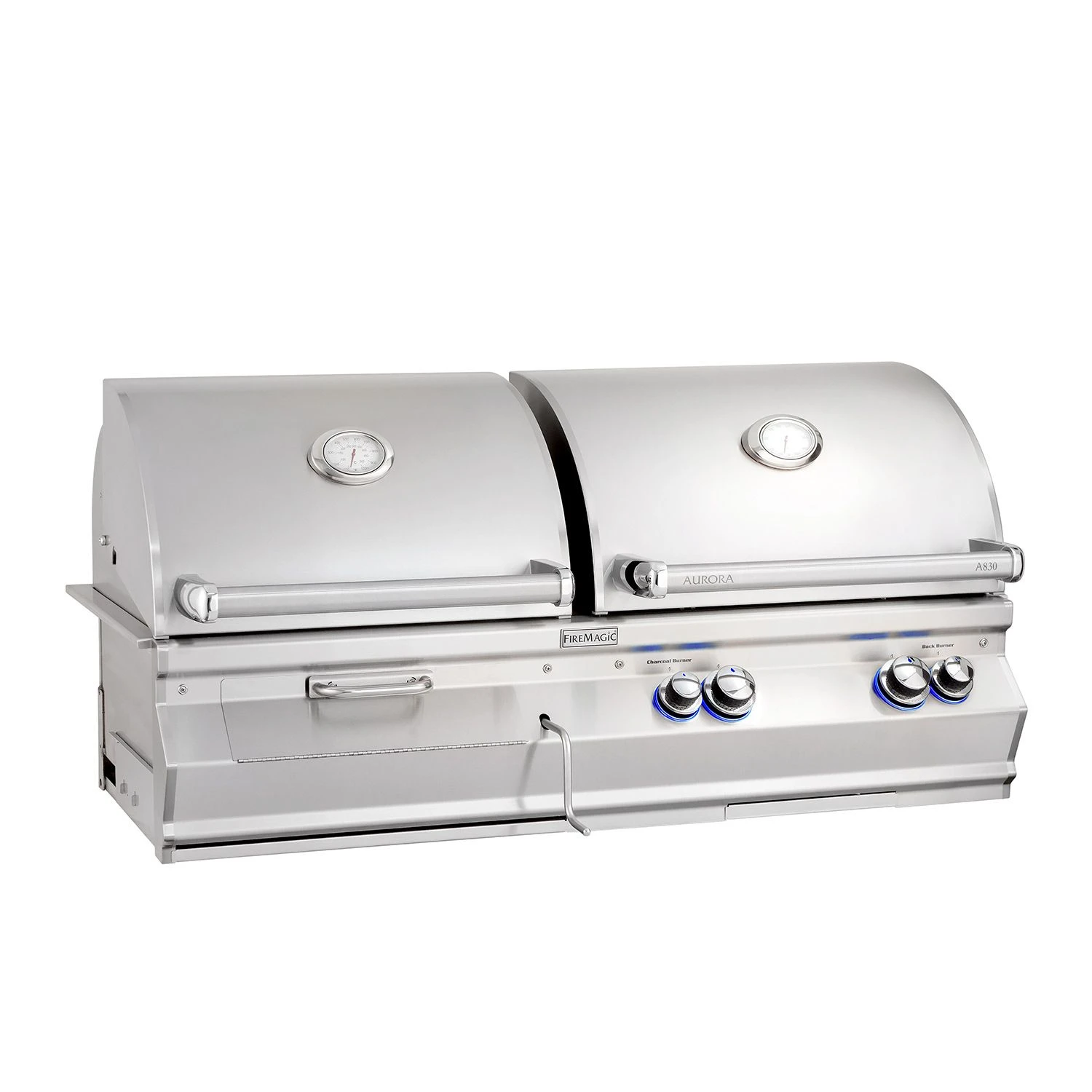 Fire Magic A830i Aurora Built-In Gas & Charcoal Combination Grill 6 Fire Magic A830i Aurora Built-In Gas & Charcoal Combination Grill - Image 4