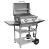 Solaire AA23AGC AllAbout Double Burner Table Top Infrared Grill On Cart -Weber Store aa23a gc a 02 20