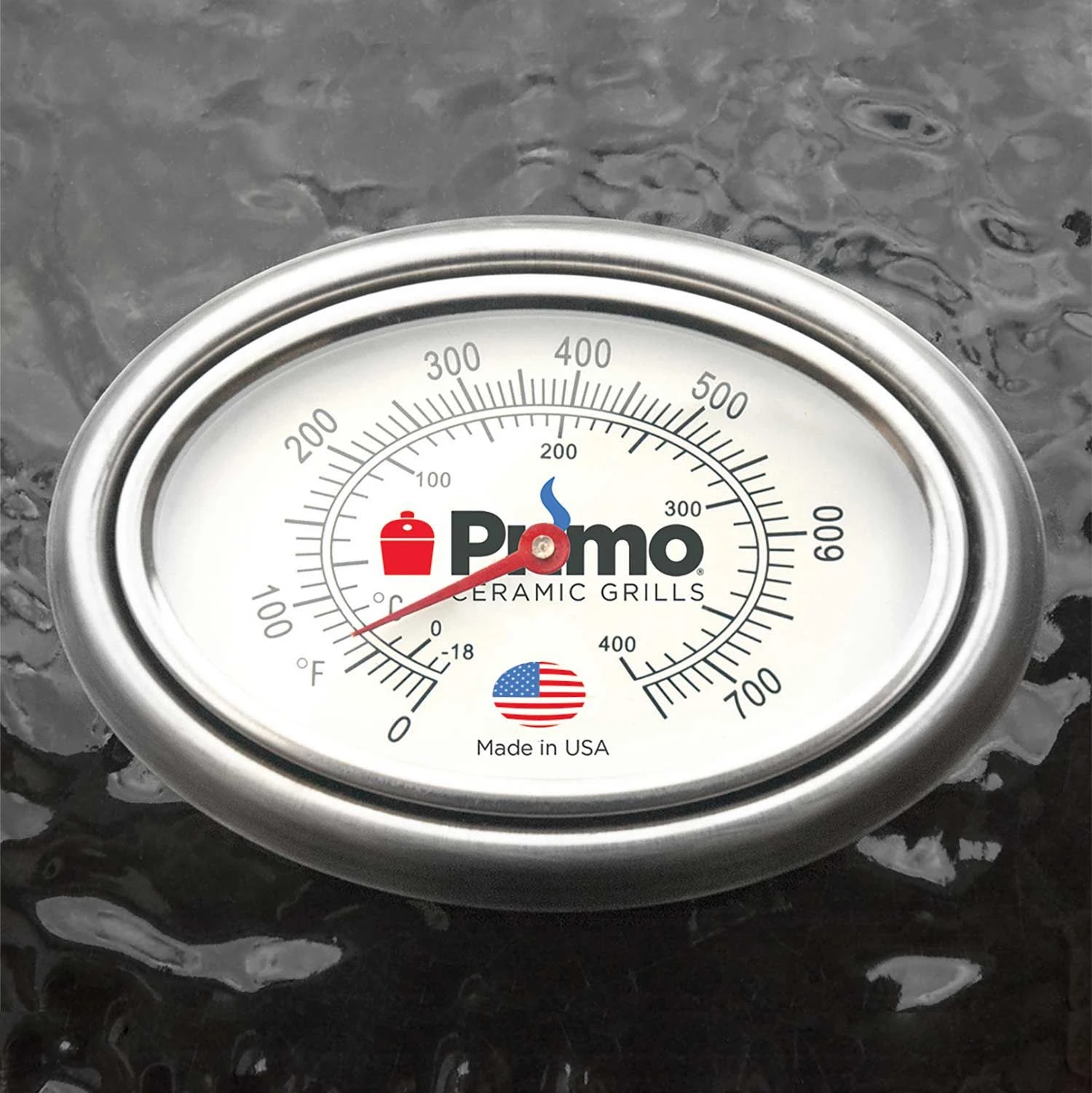 Primo CJRC Junior Oval Ceramic Charcoal All-In-One Kamado Grill Head On Wheeled Cradle 7 Primo CJRC Junior Oval Ceramic Charcoal All-In-One Kamado Grill Head On Wheeled Cradle - Image 5