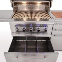 American Made Grills CART-AMG36 Freestanding Cart For 36-Inch Encore & Muscle Grills -Weber Store amg cart drawer b 01 20