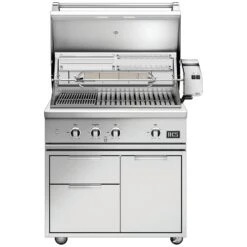 DCS BE1-36RC Series 9 36-Inch Freestanding Gas Grill With Rotisserie 9 DCS BE1-36RC Series 9 36-Inch Freestanding Gas Grill With Rotisserie -Weber Store be1 36rc f config b 05 23 1