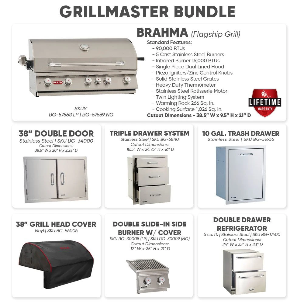 Bull BG-BDL-GRLMAS Grillmaster Outdoor Kitchen Bundle 5 Bull BG-BDL-GRLMAS Grillmaster Outdoor Kitchen Bundle - Image 3