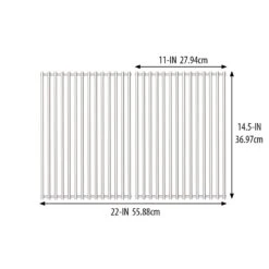 Broil King 11232 Cast Iron Cooking Grids For Crown Grills -Weber Store bk 11232 c 06 20