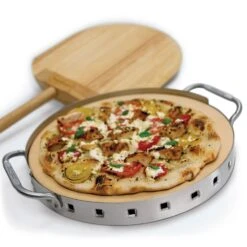 Broil King 69816 Stainless Steel Imperial Pizza Stone Grill Set -Weber Store bk 69816 b 06 20