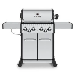 New Arrival 9 Broil King BR-S490 Baron S490 Pro Stainless Steel Infrared 4-Burner Gas Grill With Rotisserie And Side Burner, 57-Inches