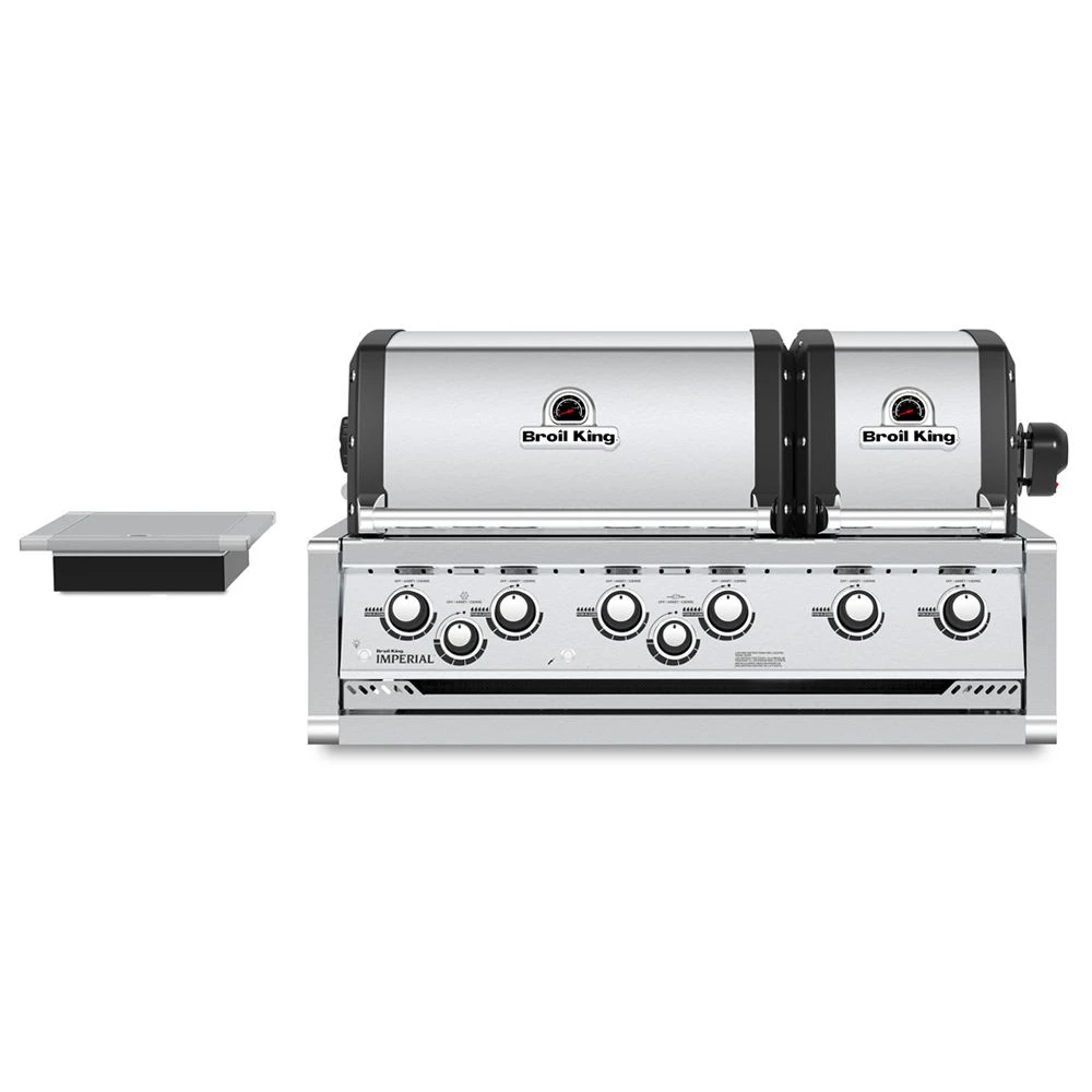 Broil King IMP-XLSBI Imperial XLS Dual Oven 6-Burner Built-In Grill With Side Burner, 38-Inches 2 Broil King IMP-XLSBI Imperial XLS Dual Oven 6-Burner Built-In Grill With Side Burner, 38-Inches