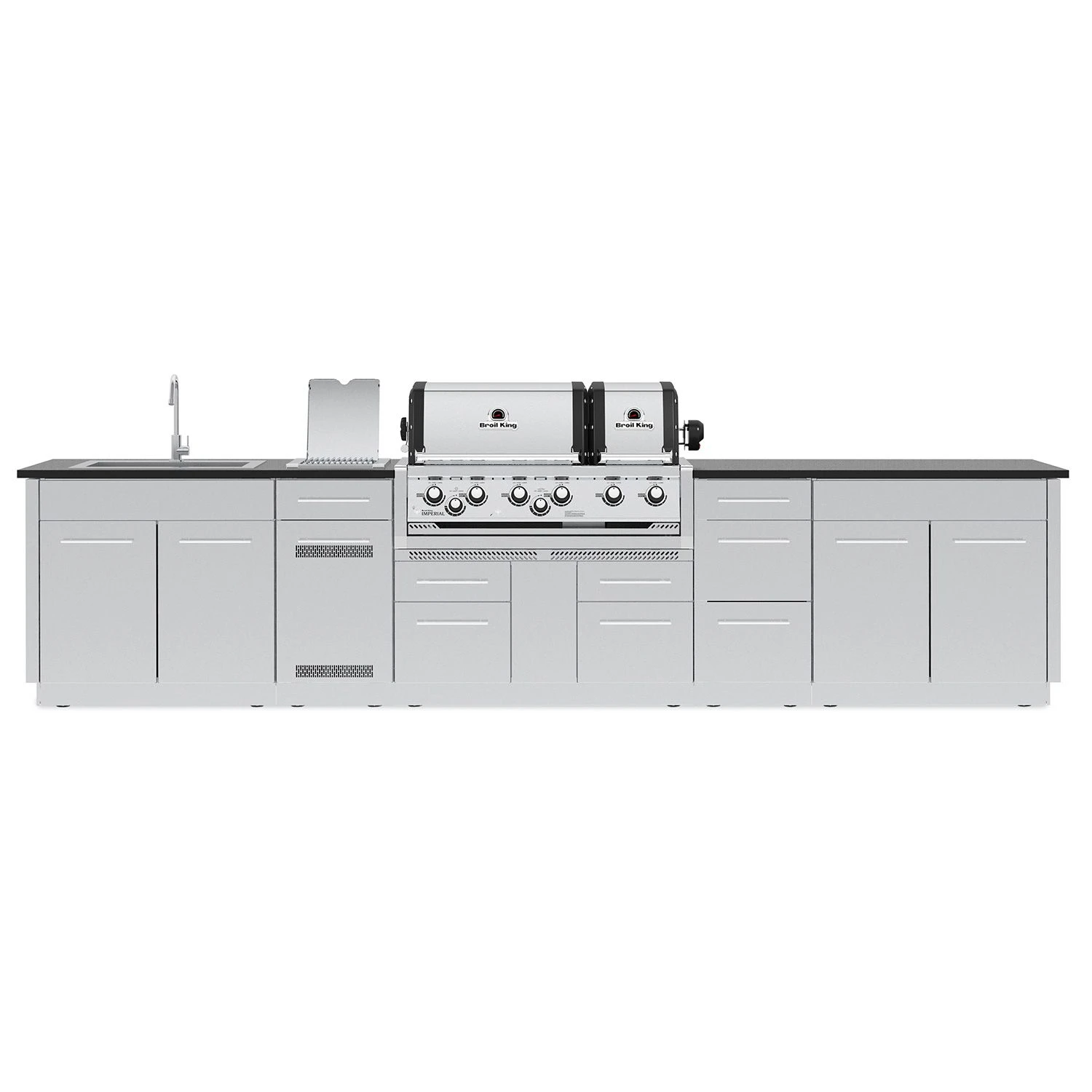 Broil King IMP-XLSBI Imperial XLS Dual Oven 6-Burner Built-In Grill With Side Burner, 38-Inches 5 Broil King IMP-XLSBI Imperial XLS Dual Oven 6-Burner Built-In Grill With Side Burner, 38-Inches - Image 4