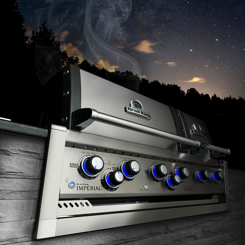Broil King IMP-XLSBI Imperial XLS Dual Oven 6-Burner Built-In Grill With Side Burner, 38-Inches 6 Broil King IMP-XLSBI Imperial XLS Dual Oven 6-Burner Built-In Grill With Side Burner, 38-Inches - Image 5