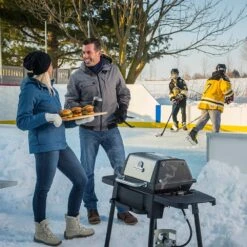 Broil King 950654 Porta-Chef 120 Portable Grill, 18-Inches, Propane -Weber Store bk porta chef120 ls f 06 20