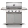 Blaze Prelude LBM Freestanding 4-Burner Gas Grill, 32-Inch -Weber Store blz 4lbm cart sc config a 03 23