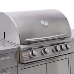 Blaze Freestanding Gas Grill With Lights On Island, 32-Inch -Weber Store blz 4lte2 island config c 05 23