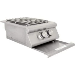 Blaze BLZ-PBLTE Built-In Power Burner With Lights, Wok Ring And Lid -Weber Store blz pb d