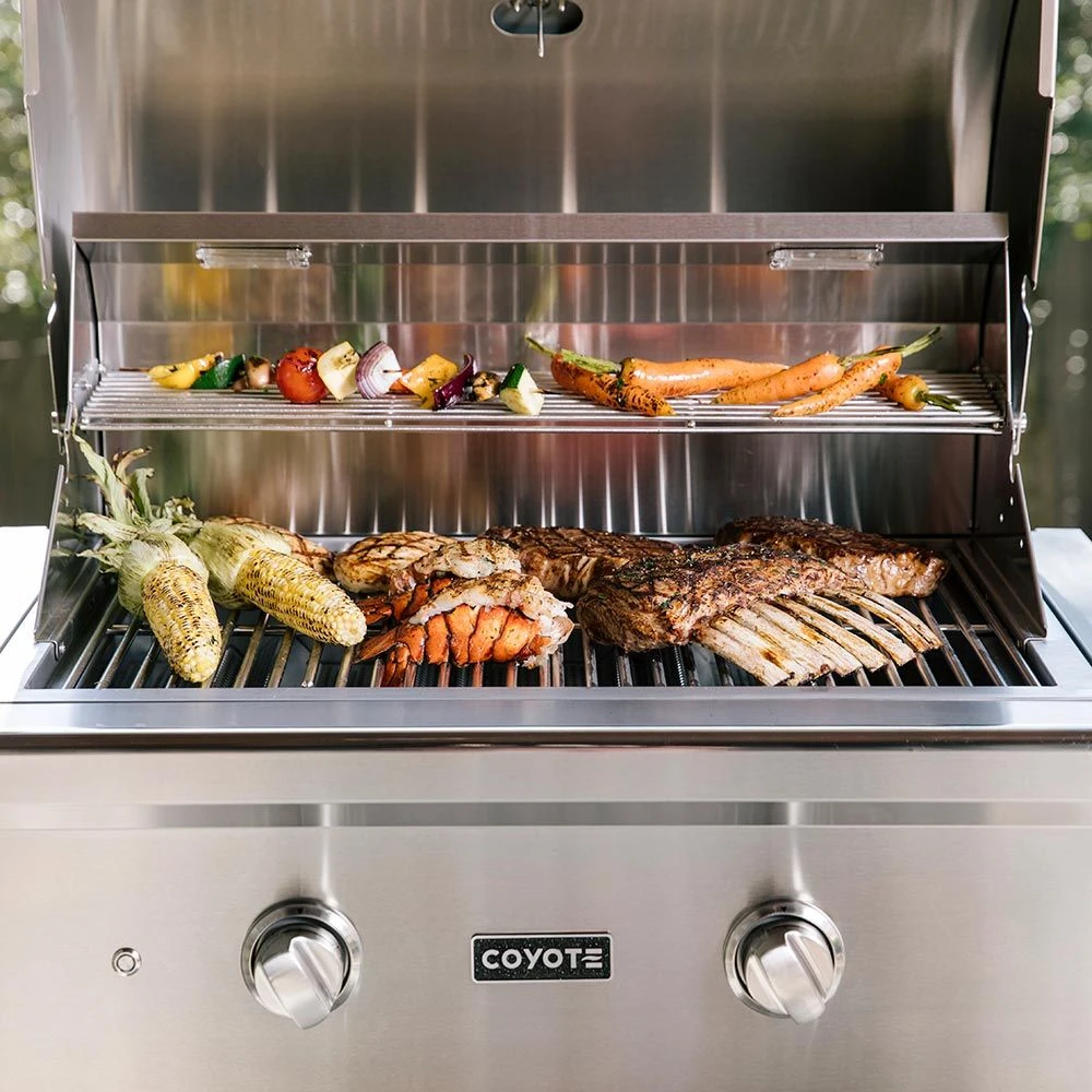 Coyote C-Series Stainless Steel Freestanding Gas Grill, 28-Inch (C1C28-CT) 8 Coyote C-Series Stainless Steel Freestanding Gas Grill, 28-Inch (C1C28-CT) - Image 6