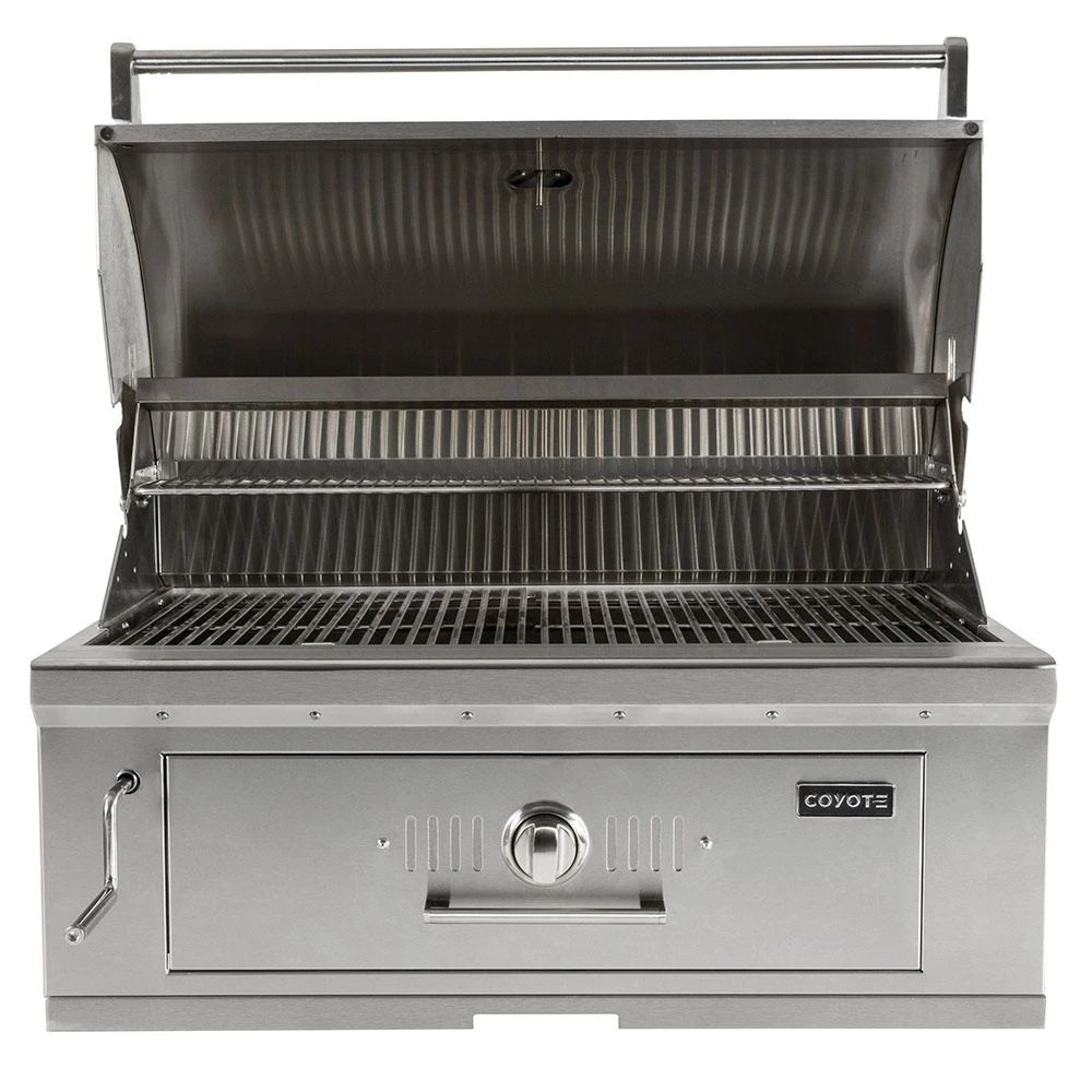 Coyote Stainless Steel Built-In Charcoal Grill, 36-Inch (C1CH36) 4 Coyote Stainless Steel Built-In Charcoal Grill, 36-Inch (C1CH36) - Image 2