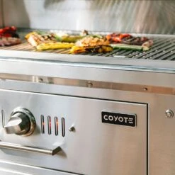 Coyote Stainless Steel Freestanding Charcoal Grill, 36-Inch (C1CH36-C1CH36CT) -Weber Store c1ch36 c1ch36ct ls e 07 21