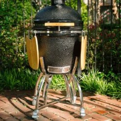 Coyote Asado Stand With Side Shelves (C1CHCS-CT) -Weber Store c1chcs ct c 07 21