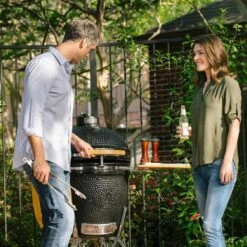 Coyote Asado Stand With Side Shelves (C1CHCS-CT) -Weber Store c1chcs ct f 07 21