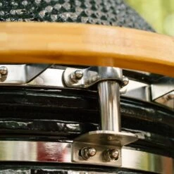 Coyote Ceramic Asado Smoker With Wheeled Stand & Side Shelves (C1CHCS-FS) -Weber Store c1chcs fs f 07 21