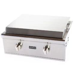 Coyote Stainless Steel Built-In Flat Top Gas Griddle, 30-Inch (C1FTG30) -Weber Store c1ftg30 a 01 22