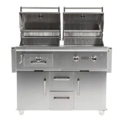 Coyote Stainless Steel Freestanding Gas & Charcoal Combo Grill, 50-Inch (C1HY50-CT) 9 Coyote Stainless Steel Freestanding Gas & Charcoal Combo Grill, 50-Inch (C1HY50-CT) -Weber Store c1hy50 ct b 07 21