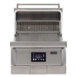 Coyote Stainless Steel Built-In Pellet Grill, 28-Inch (C1P28) -Weber Store c1p28 b 07 21