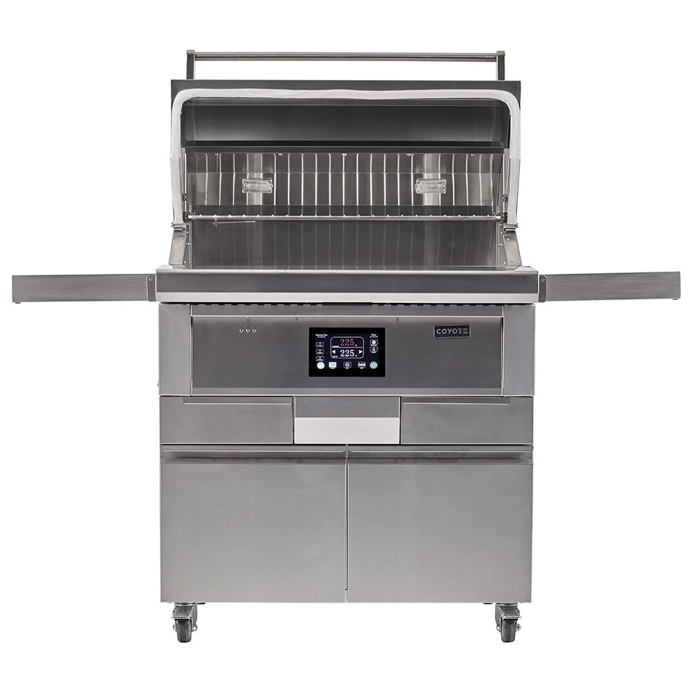 Coyote Stainless Steel Freestanding Pellet Grill, 36-Inch (C1P36-FS) 4 Coyote Stainless Steel Freestanding Pellet Grill, 36-Inch (C1P36-FS) - Image 2