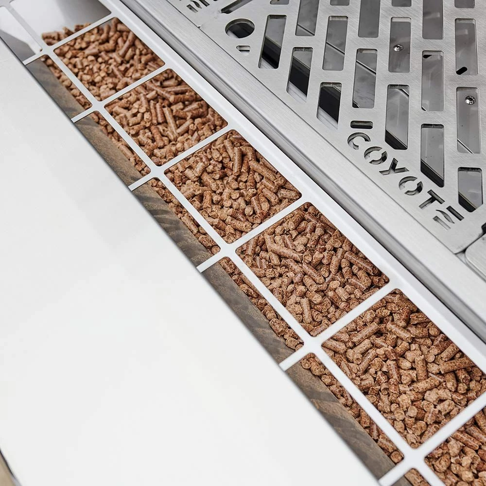 Coyote Stainless Steel Freestanding Pellet Grill, 36-Inch (C1P36-FS) 6 Coyote Stainless Steel Freestanding Pellet Grill, 36-Inch (C1P36-FS) - Image 4