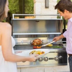 Coyote Stainless Steel Built-In Builder Gas Grill With Infrared Sear Burner And Rotisserie, 36-Inch (C1S36) -Weber Store c2sl36 e 07 21