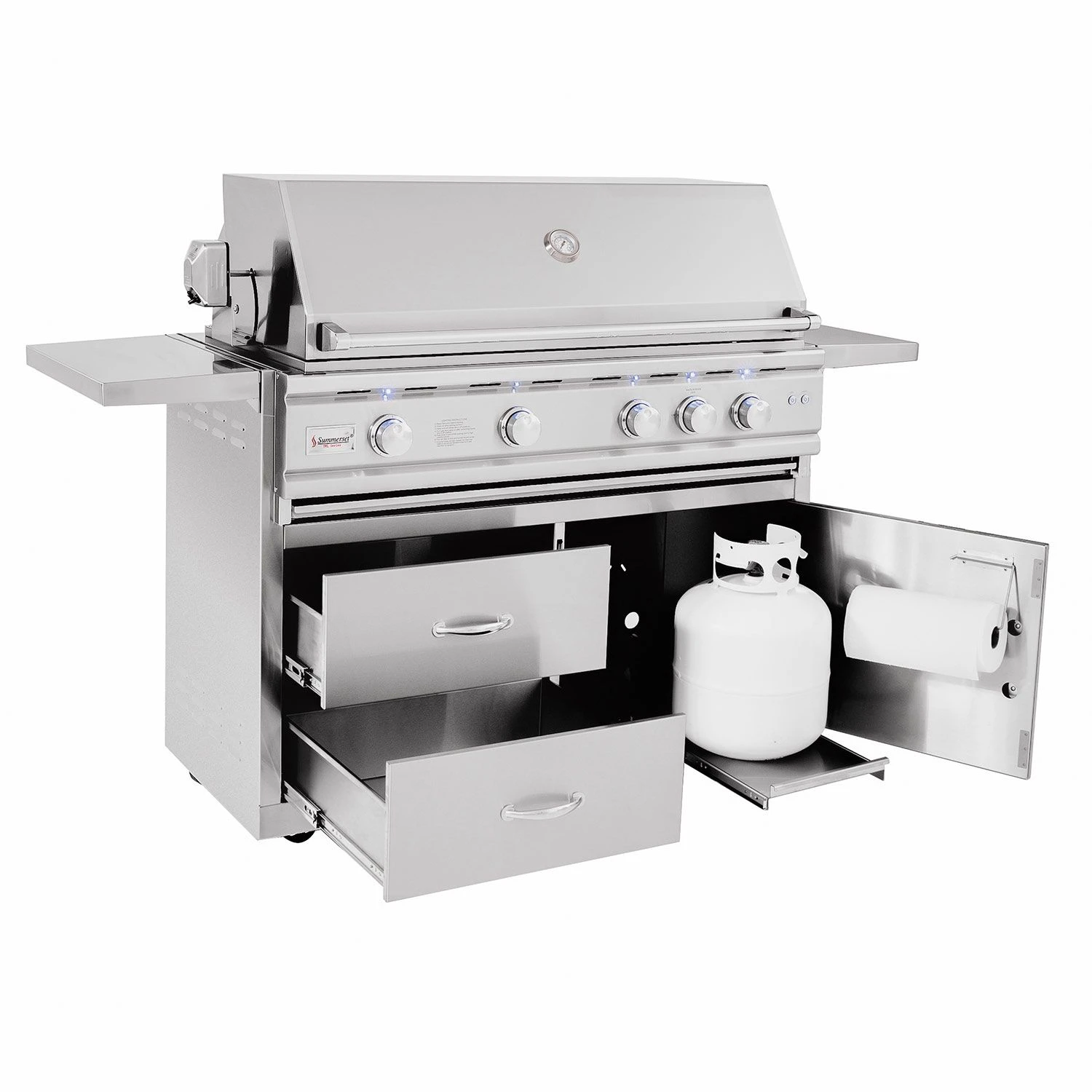 Summerset TRLD44 TRL Deluxe Series Gas Grill On Cart, 44-Inch 4 Summerset TRLD44 TRL Deluxe Series Gas Grill On Cart, 44-Inch - Image 2
