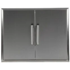 Coyote Stainless Steel Double Access Doors, 31-Inch (CDA2431)