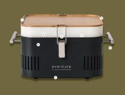 Everdure HBCUBE Cube Portable Charcoal Grill, 15-Inches -Weber Store cube features