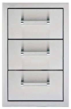 Delta Heat DHSD133-B Triple Drawer , 13x20.75-Inch