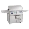 Fire Magic E790s Echelon Diamond Gas Grill On Cart With Double Side Burner -Weber Store e790s a 02 20