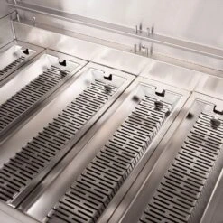 American Made Grills AMG-ENC36 Encore 36-Inch Built-In Dual Fuel Wood And Gas Grill With Infrared Searing Burner And Rotisserie Kit -Weber Store enc36 f 04 21