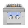 American Made Grills AMG-ESTSB2 Estate Built-In Double Side Burner With LED Lights -Weber Store estsb2 a 04 21