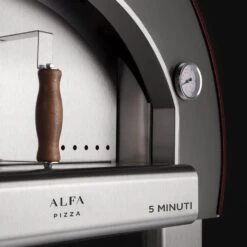 Alfa FX5MIN-LRAM-T 5 Minuti 23-Inch Wood-Fired Pizza Oven On Cart -Weber Store fx5min lram t bf 5minuti sbl ls a 02 21