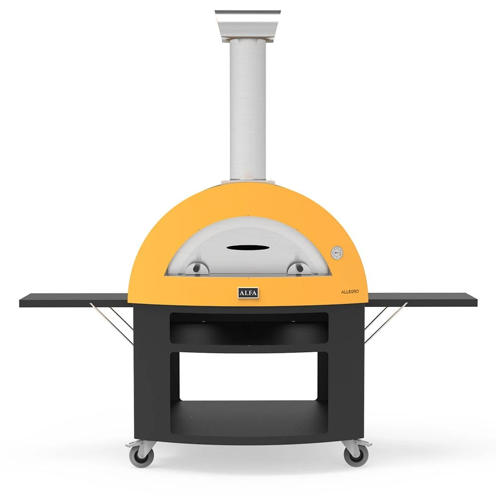 Alfa FXALLE-CART Allegro 39-Inch Freestanding Wood-Fired Pizza Oven 3 Alfa FXALLE-CART Allegro 39-Inch Freestanding Wood-Fired Pizza Oven