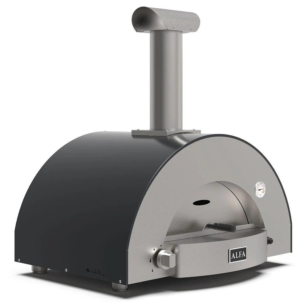 Alfa 2 Pizze 38-Inch Ardesia Gray Countertop Gas Pizza Oven 4 Alfa 2 Pizze 38-Inch Ardesia Gray Countertop Gas Pizza Oven - Image 2