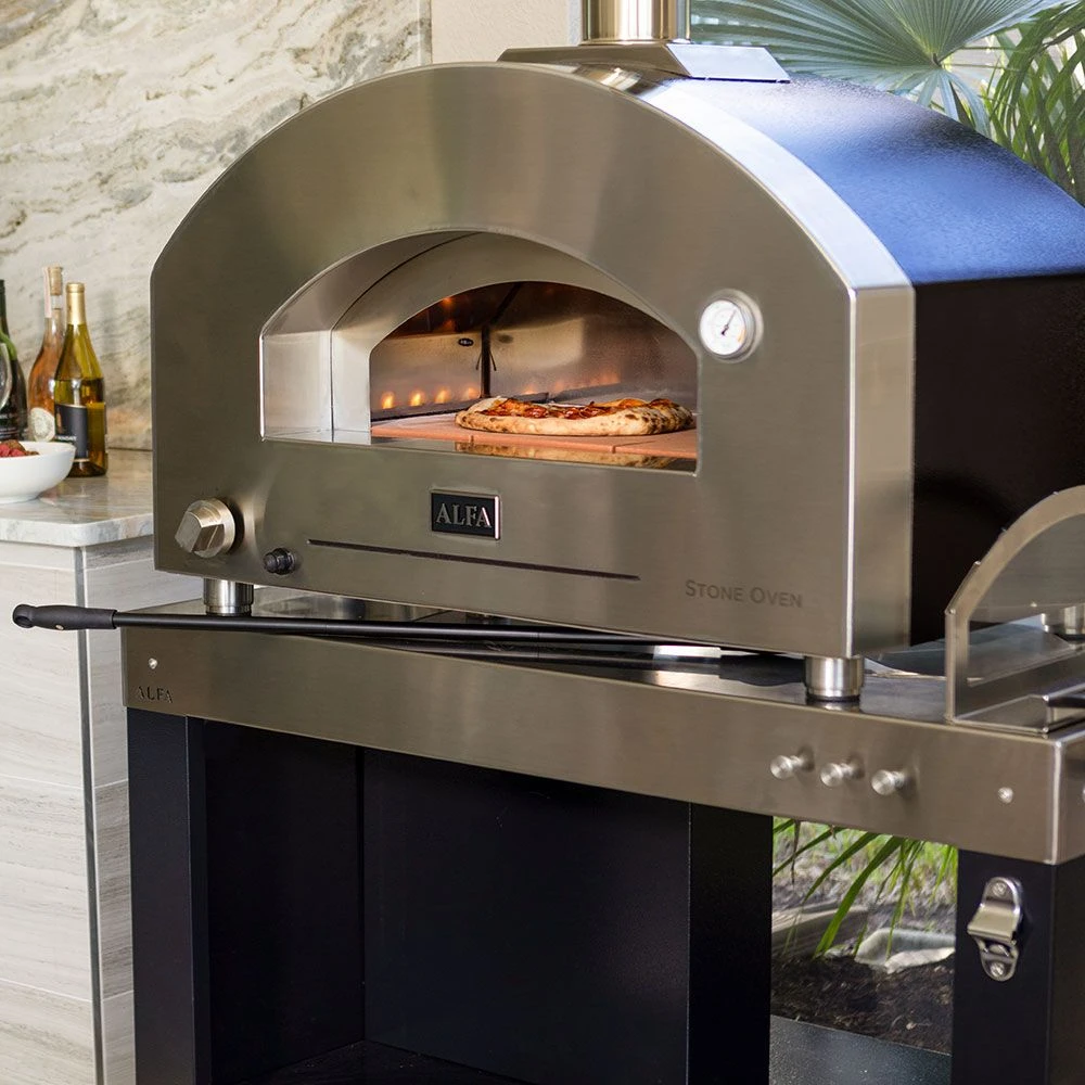 Alfa FXSTONE Stone Large 39-Inch Countertop Wood-Fired Pizza Oven 6 Alfa FXSTONE Stone Large 39-Inch Countertop Wood-Fired Pizza Oven - Image 4