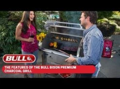 Bull BG-88000 30-Inch Bison Premium Freestanding Charcoal Grill -Weber Store g0mtaNeNkLA 1