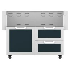 Hestan GCR42 Double Drawer And Door Cart, 42-Inches -Weber Store gcr42 bk