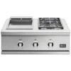 DCS GDSBE1-302 Series 9 30-Inch Built-In Double Side Burner And Griddle Combo -Weber Store gdsbe1 302 config a 05 23