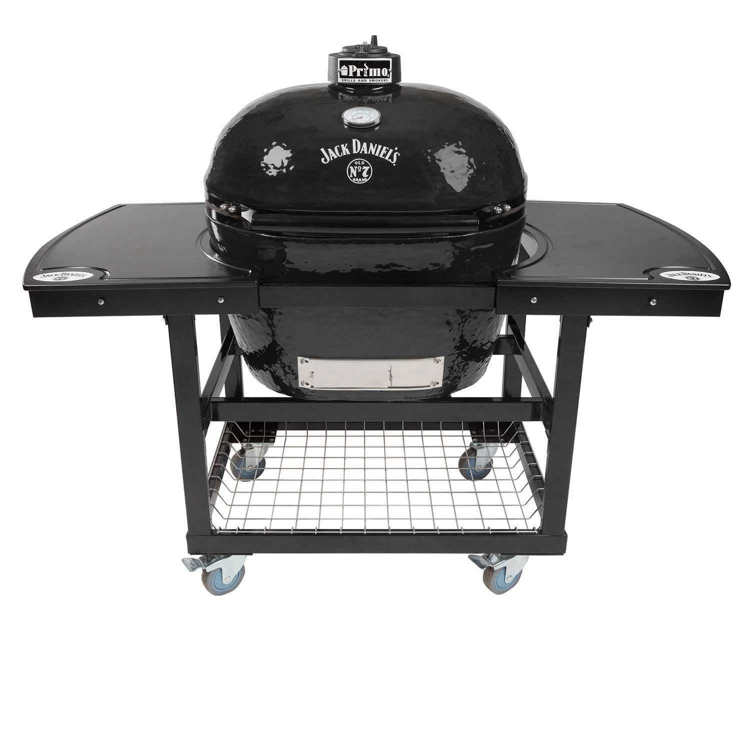 Primo CXLHJ Jack Daniel's Edition Extra Large Oval Ceramic Charcoal Kamado Grill On Cart 3 Primo CXLHJ Jack Daniel's Edition Extra Large Oval Ceramic Charcoal Kamado Grill On Cart