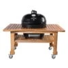 Primo CXLHJ-600 Jack Daniel's Edition Extra Large Oval Ceramic Charcoal Kamado Grill On Curved Cypress Table 1 Primo CXLHJ-600 Jack Daniel's Edition Extra Large Oval Ceramic Charcoal Kamado Grill On Curved Cypress Table -Weber Store jd oval xl 400 900 table 603 01 20