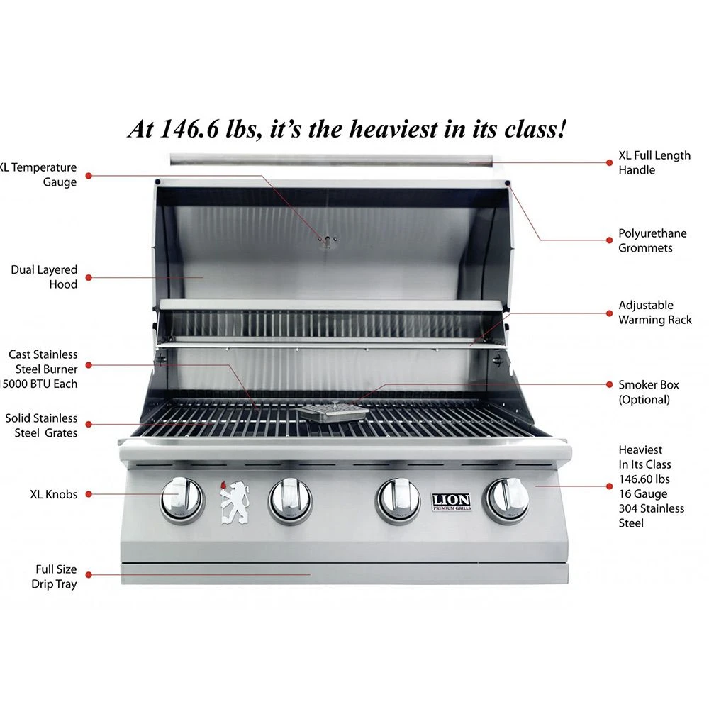 Lion L65000 32-Inch Freestanding Grill 4 Lion L65000 32-Inch Freestanding Grill - Image 2