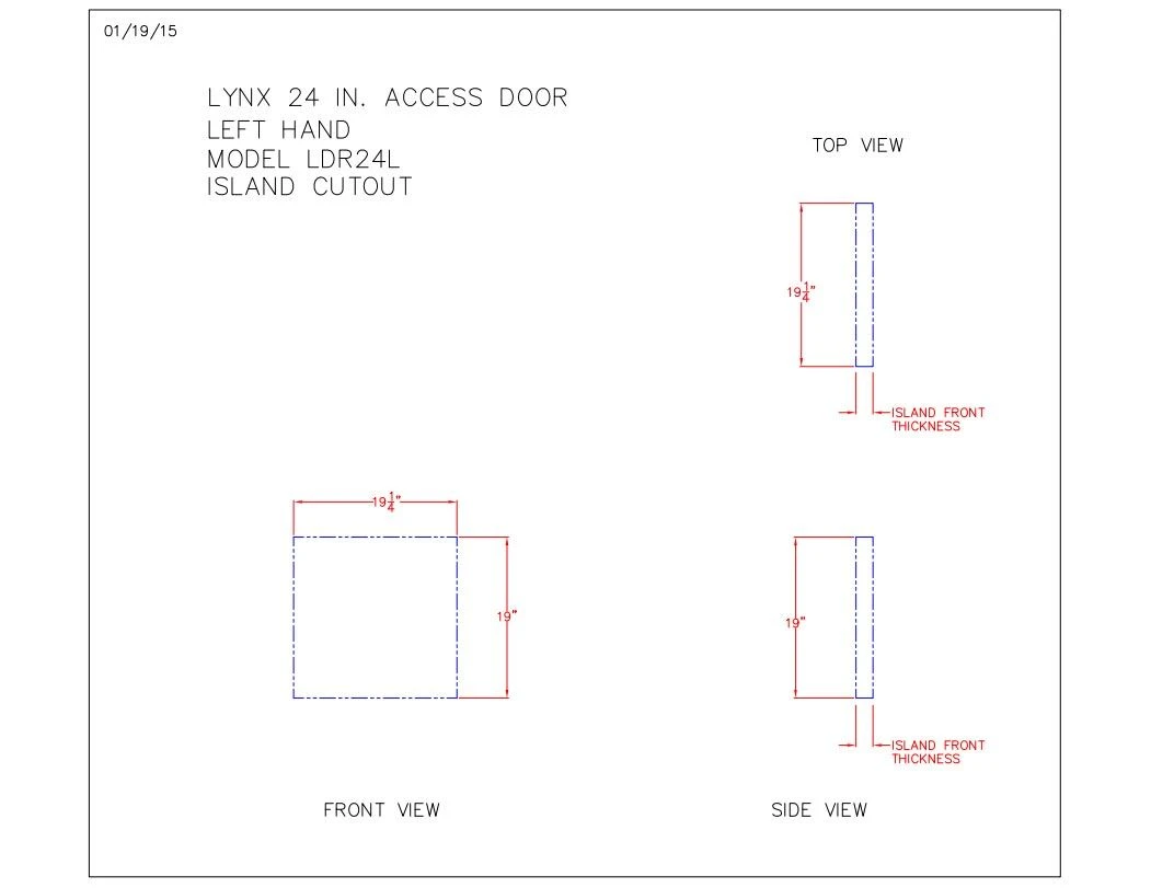 Lynx LDR24 Professional Access Door, 23.625x23.375-Inch 3 Lynx LDR24 Professional Access Door, 23.625x23.375-Inch