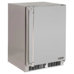 Lynx LN24REFC Stainless Steel Outdoor Refrigerator With Freezer Combo, 24-Inch -Weber Store lm24refr a 02 20