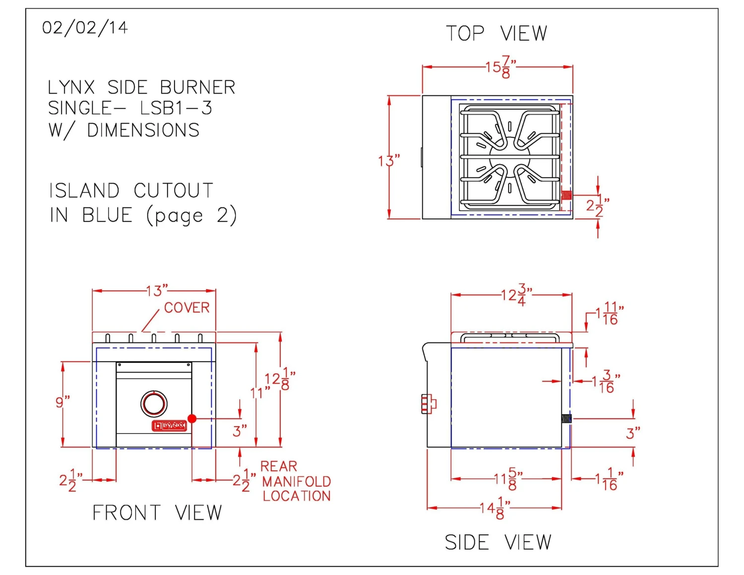 Lynx LSB1-3 Built-In Single Side Burner, 13-Inch 7 Lynx LSB1-3 Built-In Single Side Burner, 13-Inch - Image 5