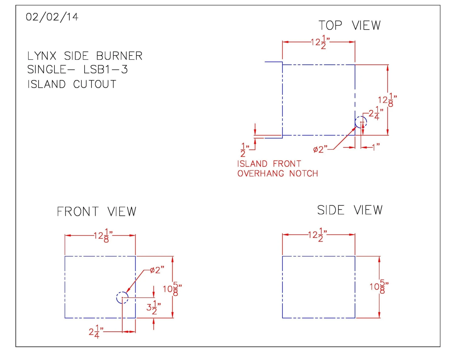 Lynx LSB1-3 Built-In Single Side Burner, 13-Inch 5 Lynx LSB1-3 Built-In Single Side Burner, 13-Inch - Image 3